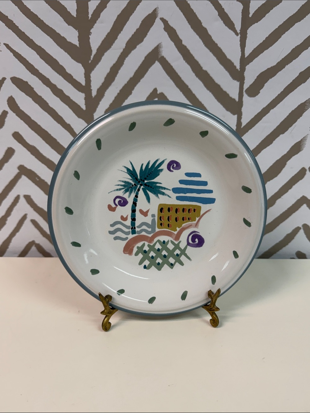 Vintage Studio Nova Island Breeze Salad Plate